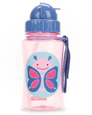 Детска бутилка със сламка "Пеперудка" - Skip Hop