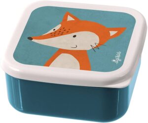 Комплект кутии за храна Fox 3 бр. - Sigikid