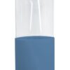 Стъклена бутилка със силиконов протектор 600 мл синя - Nerthus