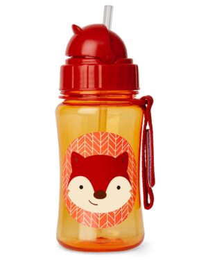 Детска бутилка със сламка "Лисица" - Skip Hop