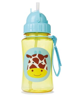 Детска бутилка със сламка "Жирафче" - Skip Hop