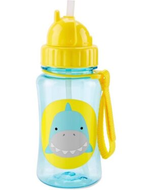 Детска бутилка със сламка "Акула" - Skip Hop