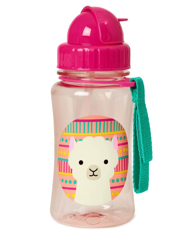 Детска бутилка със сламка "Лама" - Skip Hop